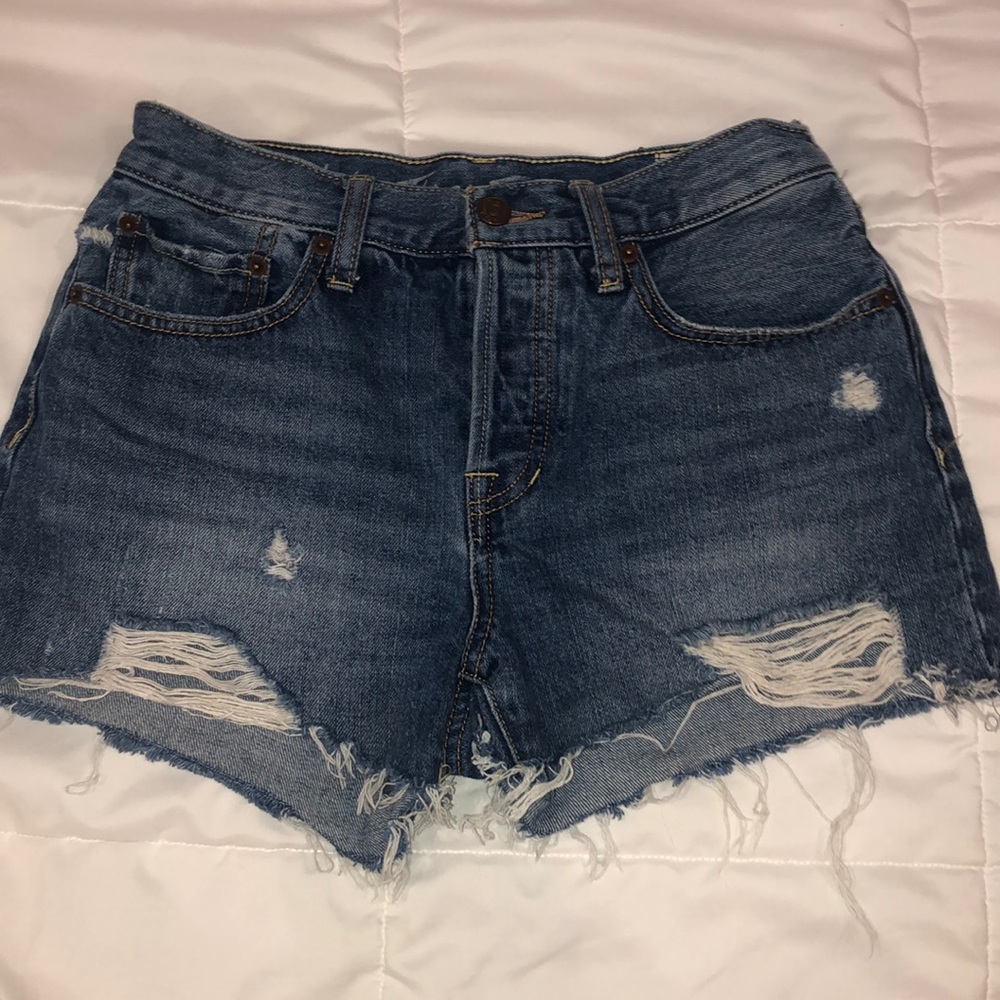 Free people denim shorts